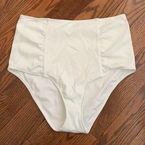 Aerie High Waisted Ribbed bathing suit bottom